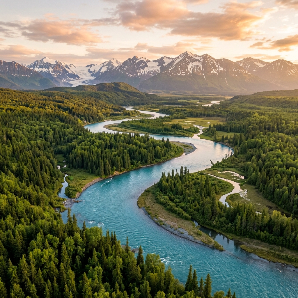 Kenai River Wilderness near Tułen Charter School