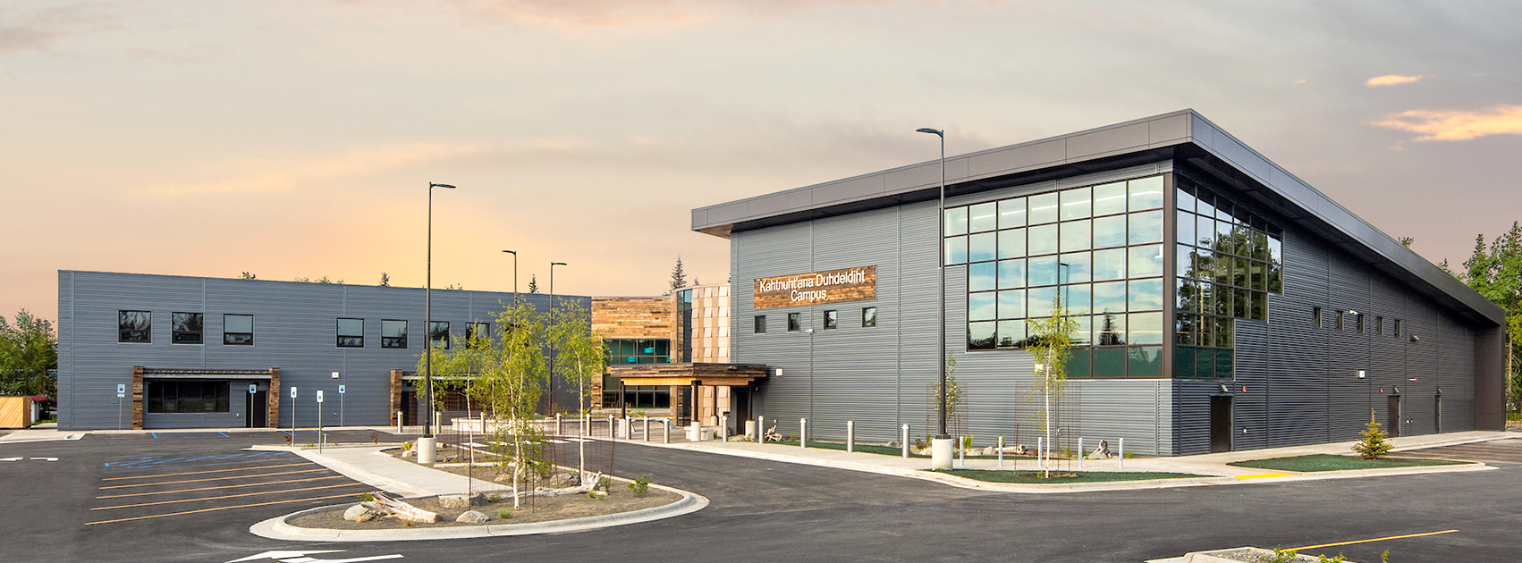 Tułen Charter School Exterior Campus